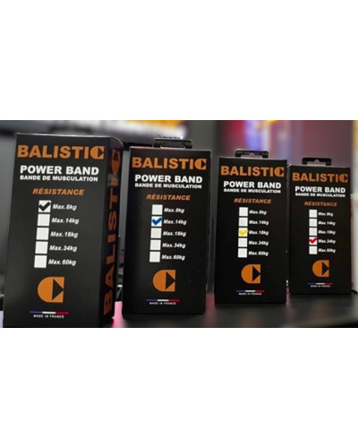 Bande de musculation Power Band - Balistic - MadeInFrance
